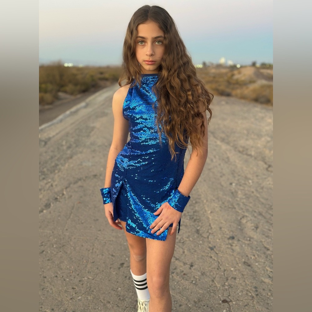 Sparkling Blue Dance Dress Set. NEW! 💙
